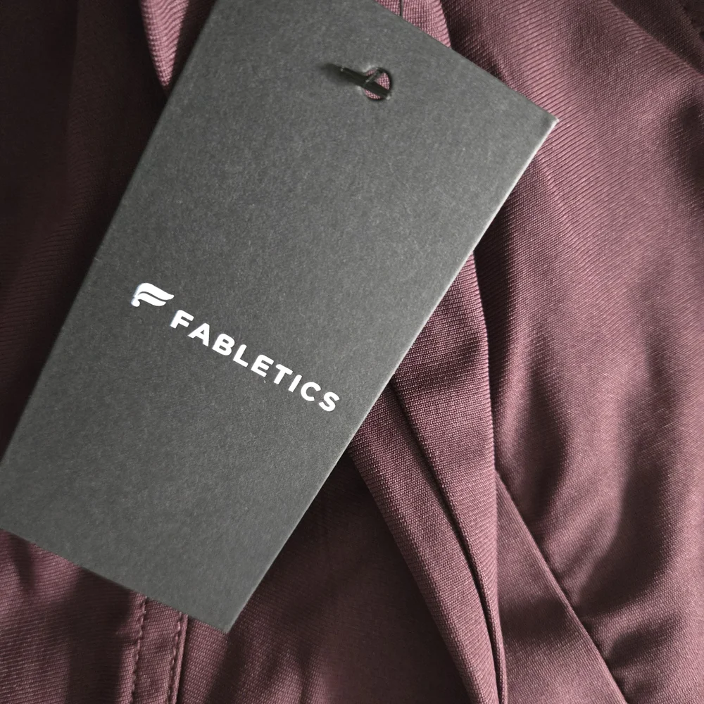 Fabletics Men's Zip Jacket in Plum